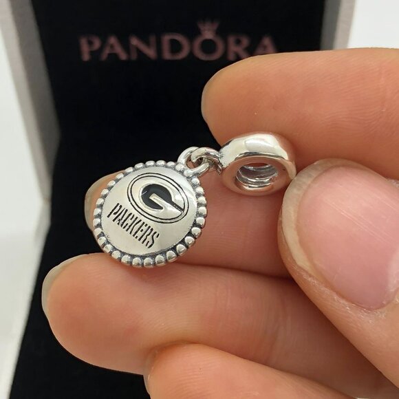 ✨🔥Pandora Green Bay Packers Charm S925 Silver with box - Picture 2 of 4
